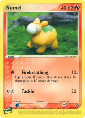 Numel - 69/97 from EX Dragon