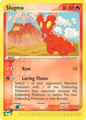 Slugma from EX Dragon
