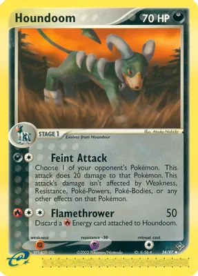 Houndoom from EX Dragon