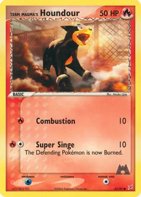 Team Magma's Houndour - 62/95 from EX Team Magma vs Team Aqua