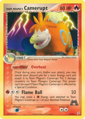 Team Magma's Camerupt from EX Team Magma vs Team Aqua