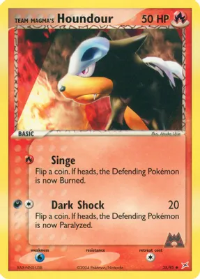 Team Magma's Houndour - 35/95 from EX Team Magma vs Team Aqua
