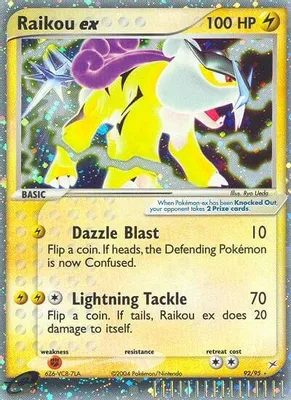 Raikou ex from EX Team Magma vs Team Aqua