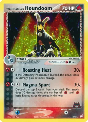 Team Magma's Houndoom - 10/95 from EX Team Magma vs Team Aqua