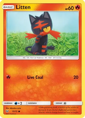 Litten from Shining Legends