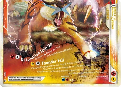 Entei & Raikou Legend (bottom) from Unleashed