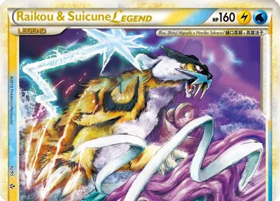 Raikou & Suicune Legend (Top) from Unleashed