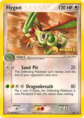 Flygon - 025 (e-League) [Winner] from Nintendo Promos