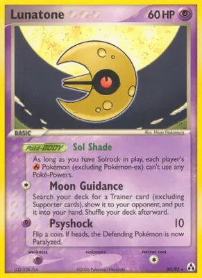 Lunatone from EX Legend Maker