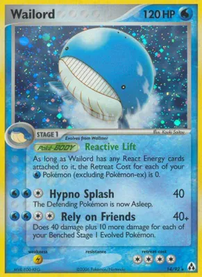 Wailord from EX Legend Maker