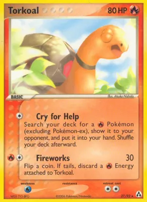 Torkoal from EX Legend Maker