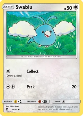 Swablu (56) from Dragon Majesty