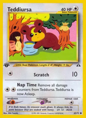 Teddiursa from Neo Discovery