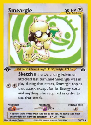 Smeargle (30) from Neo Discovery