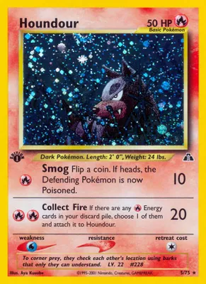 Houndour (5) from Neo Discovery