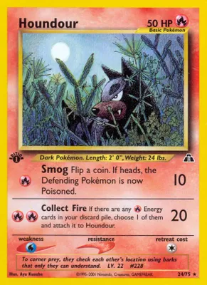 Houndour (24) from Neo Discovery