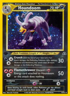 Houndoom (4) from Neo Discovery