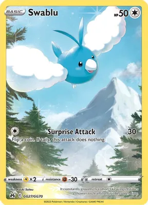 Swablu from SWSH: Crown Zenith: Galarian Gallery