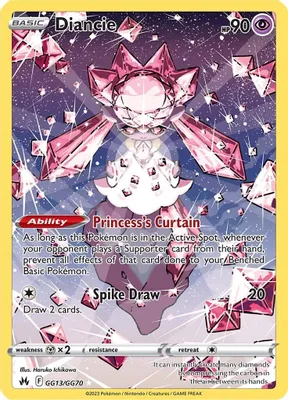 Diancie from SWSH: Crown Zenith: Galarian Gallery