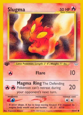 Slugma from Neo Revelation