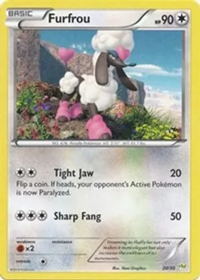 Furfrou (#20 - Noivern) from XY Trainer Kit: Sylveon & Noivern