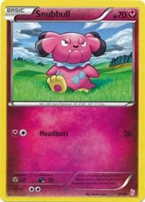 Snubbull (#27) from XY Trainer Kit: Sylveon & Noivern