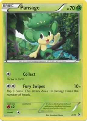 Pansage from Kalos Starter Set