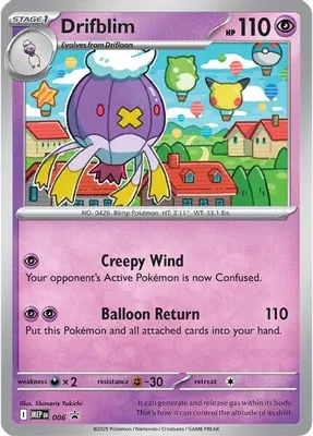 Drifblim - 006 (Cosmos Holo) from ME: Mega Evolution Promo