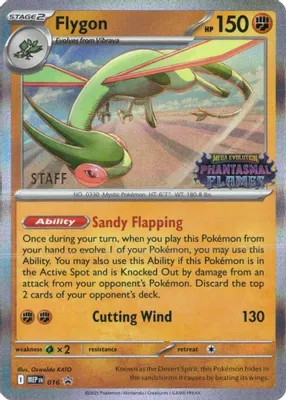 Flygon - 016 [Staff] from ME: Mega Evolution Promo