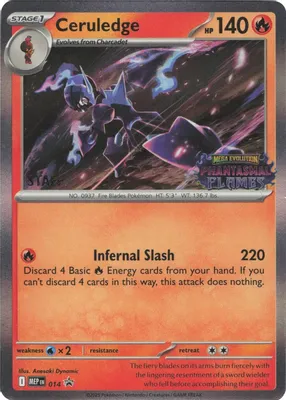 Ceruledge - 014 [Staff] from ME: Mega Evolution Promo