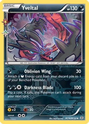 Yveltal from Generations: Radiant Collection
