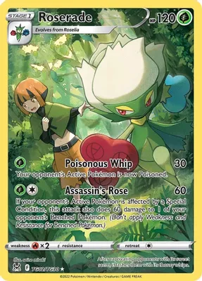 Roserade from SWSH11: Lost Origin Trainer Gallery