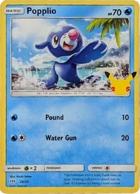 Popplio - 23/25 from McDonald's 25th Anniversary Promos