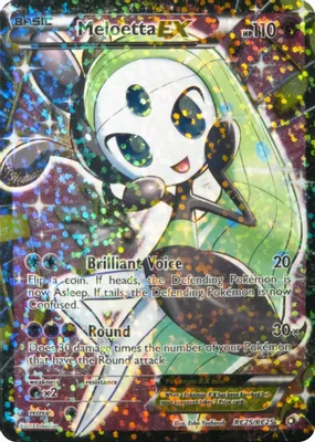 Meloetta EX (Full Art) from Legendary Treasures: Radiant Collection