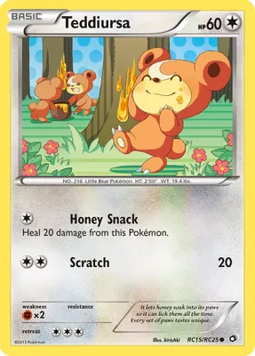 Teddiursa from Legendary Treasures: Radiant Collection