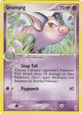 Grumpig from EX Trainer Kit 2: Plusle & Minun