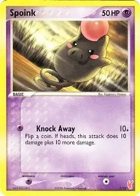 Spoink from EX Trainer Kit 2: Plusle & Minun