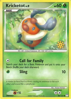 Kricketot - 86/123 from Countdown Calendar Promos