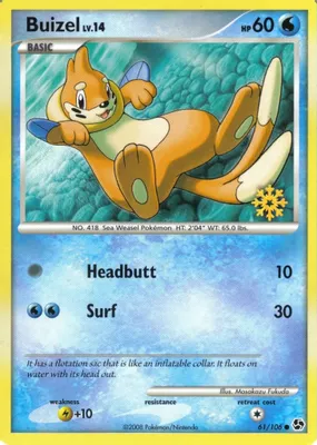 Buizel - 61/106 from Countdown Calendar Promos