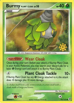 Burmy (Plant Cloak) - 78/132 from Countdown Calendar Promos