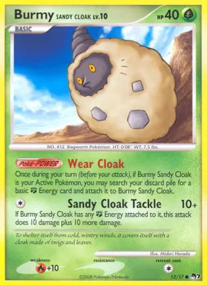Burmy Sandy Cloak from POP Series 7