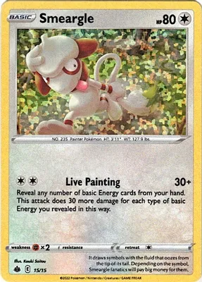Smeargle - 15/15 from McDonald's Promos 2022