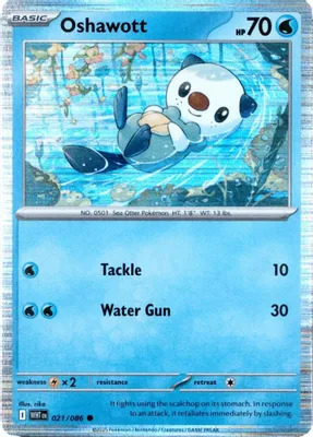Oshawott - 021/086 (Unova Poster Collection) from Miscellaneous Cards & Products