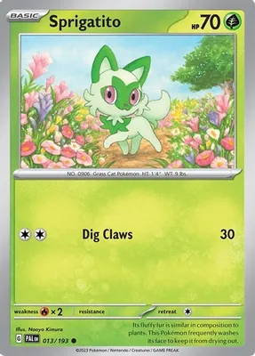 Sprigatito - 013/193 (Summer 2023 Collector Chest) from Miscellaneous Cards & Products