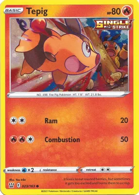 Tepig - 023/163 (Cosmos Holo) from Miscellaneous Cards & Products