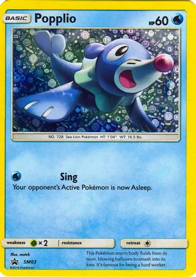Popplio - SM03 (General Mills Promo) from Miscellaneous Cards & Products