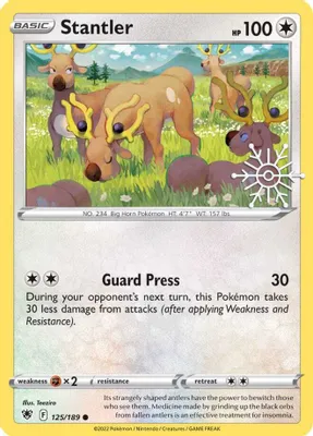 Stantler - 125/189 (Holiday Calendar) from Miscellaneous Cards & Products