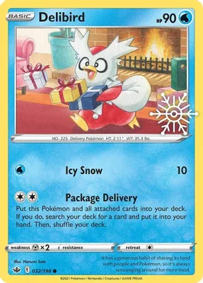 Delibird - 032/198 (Holiday Calendar) from Miscellaneous Cards & Products