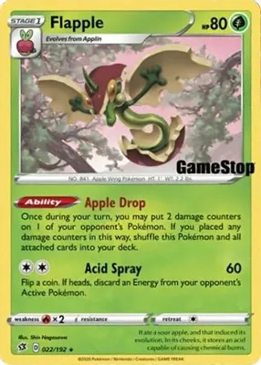 Flapple - 022/192 (Gamestop Exclusive) from Miscellaneous Cards & Products