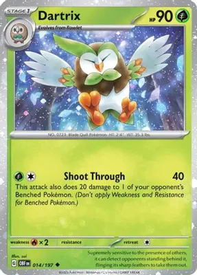 Dartrix - 014/197 (Cosmos Holo) from Miscellaneous Cards & Products